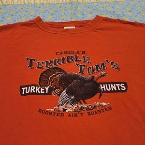 🦃 Cabela's 🔥 Longsleeve Shirt XL 🔫 Turkey Hunts 🎯 Terrible Tom's Outdoors ✨️